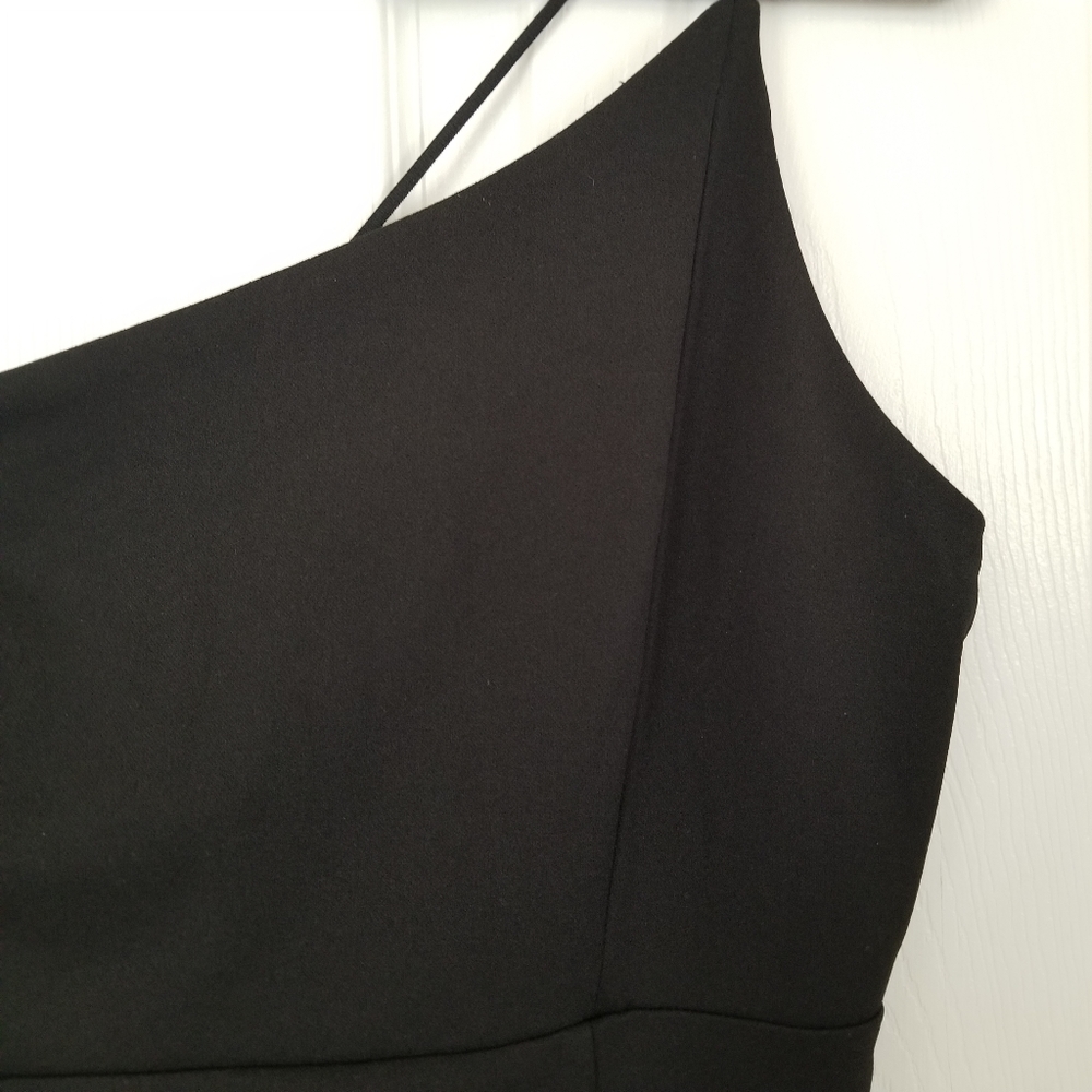 Fashion Nova asymmetrical one shoulder strap midi dress - Picture 9 of 11